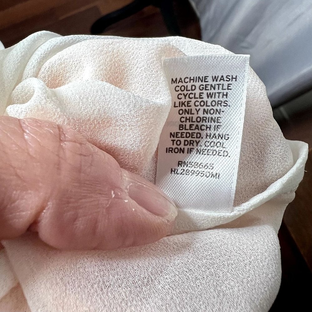 Chelsea28 Light Pink and White Tank Top Blouse Size XS - Picture 7 of 8